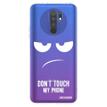 Picasee husă transparentă din silicon pentru Xiaomi Redmi 9 - Don't Touch My Phone