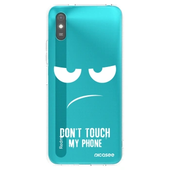 Picasee husă transparentă din silicon pentru Xiaomi Redmi 9A - Don't Touch My Phone