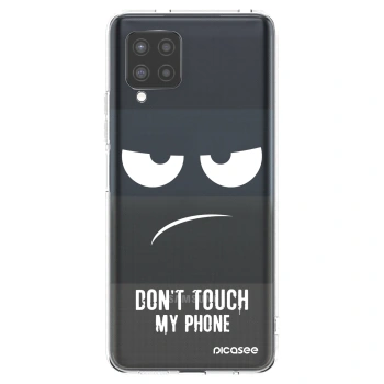 Picasee husă transparentă din silicon pentru Samsung Galaxy A42 A426B - Don't Touch My Phone