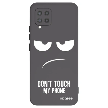 Picasee husă neagră din silicon pentru Samsung Galaxy A42 A426B - Don't Touch My Phone