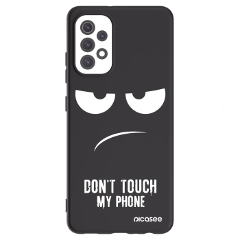Picasee husă neagră din silicon pentru Samsung Galaxy A32 5G A326B - Don't Touch My Phone