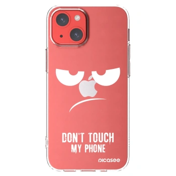 Picasee husă transparentă din silicon pentru Apple iPhone 13 mini - Don't Touch My Phone
