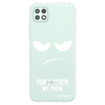 Picasee husă transparentă din silicon pentru Samsung Galaxy A22 A226B 5G - Don't Touch My Phone