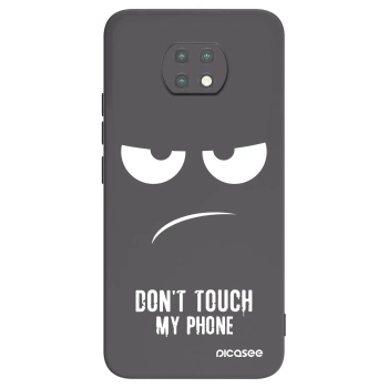 Picasee husă neagră din silicon pentru Xiaomi Redmi Note 9T - Don't Touch My Phone
