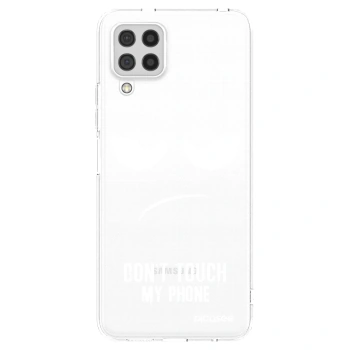 Picasee husă transparentă din silicon pentru Samsung Galaxy A22 A225F 4G - Don't Touch My Phone