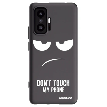 Picasee husă neagră din silicon pentru Xiaomi 11T - Don't Touch My Phone