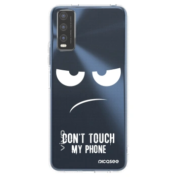 Picasee husă transparentă din silicon pentru Vivo Y20s - Don't Touch My Phone