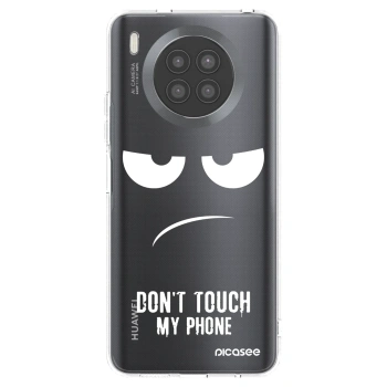 Picasee husă transparentă din silicon pentru Huawei Nova 8i - Don't Touch My Phone