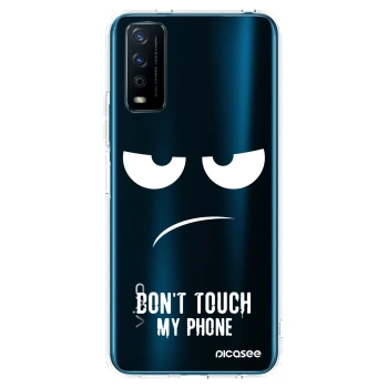 Picasee husă transparentă din silicon pentru Vivo Y11s - Don't Touch My Phone