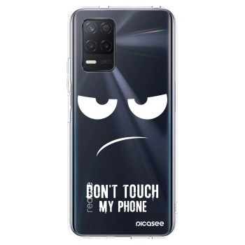Picasee husă transparentă din silicon pentru Realme 8 5G - Don't Touch My Phone
