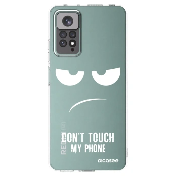 Picasee husă transparentă din silicon pentru Xiaomi Redmi Note 11 - Don't Touch My Phone