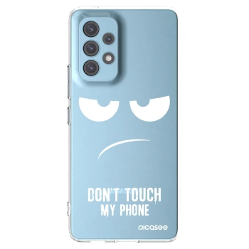 Picasee husă transparentă din silicon pentru Samsung Galaxy A53 5G A536 - Don't Touch My Phone