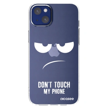 Picasee husă transparentă din silicon pentru Apple iPhone 14 Plus - Don't Touch My Phone