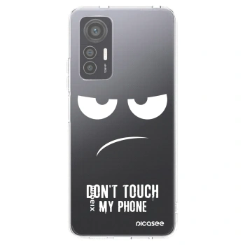 Picasee husă transparentă din silicon pentru Xiaomi 12 Lite - Don't Touch My Phone