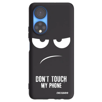Picasee husă neagră din silicon pentru Honor X7 - Don't Touch My Phone