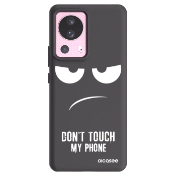 Picasee husă neagră din silicon pentru Xiaomi 13 Lite - Don't Touch My Phone