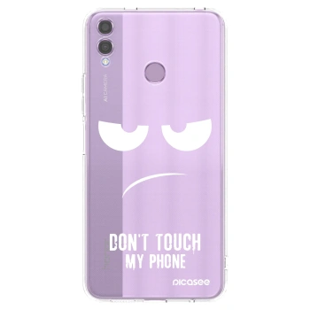 Picasee husă transparentă din silicon pentru Honor 8X - Don't Touch My Phone