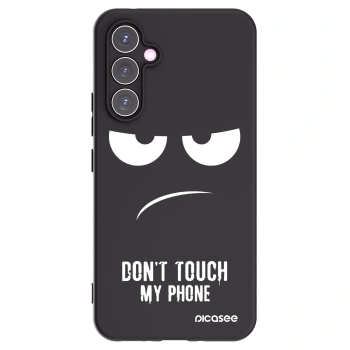 Picasee husă neagră din silicon pentru Samsung Galaxy A54 5G A546B - Don't Touch My Phone