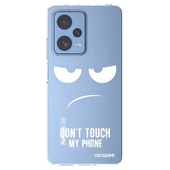 Picasee husă transparentă din silicon pentru Xiaomi Redmi Note 12 Pro 5G - Don't Touch My Phone