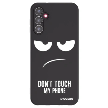 Picasee husă neagră din silicon pentru Samsung Galaxy A14 4G A145R - Don't Touch My Phone