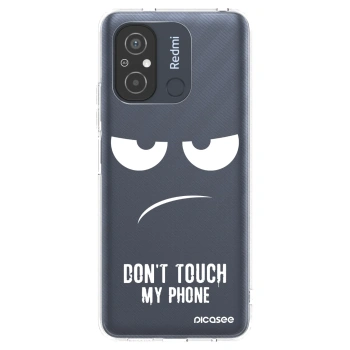 Picasee husă transparentă din silicon pentru Xiaomi Redmi 12C - Don't Touch My Phone