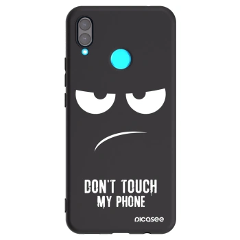 Picasee husă neagră din silicon pentru Huawei Nova 3 - Don't Touch My Phone