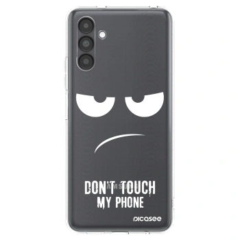 Picasee husă transparentă din silicon pentru Samsung Galaxy A04s A047F - Don't Touch My Phone