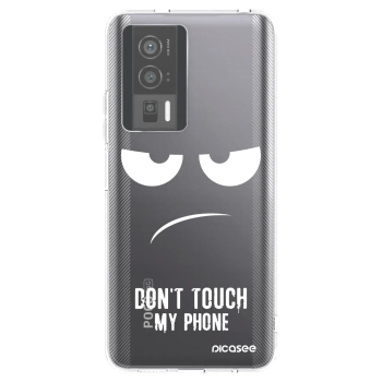 Picasee husă transparentă din silicon pentru Xiaomi Poco F5 Pro 5G - Don't Touch My Phone