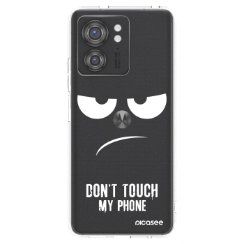 Picasee husă transparentă din silicon pentru Motorola Edge 40 - Don't Touch My Phone
