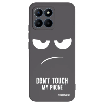 Picasee husă neagră din silicon pentru Honor 70 Lite - Don't Touch My Phone