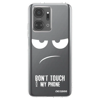 Picasee husă transparentă din silicon pentru Honor X7a - Don't Touch My Phone