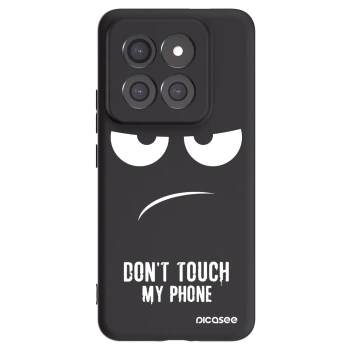 Picasee husă neagră din silicon pentru Xiaomi 14 Pro - Don't Touch My Phone