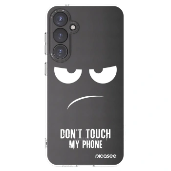 Picasee husă transparentă din silicon pentru Samsung Galaxy S23 FE S711B - Don't Touch My Phone