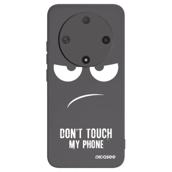 Picasee husă neagră din silicon pentru Honor Magic6 Lite 5G - Don't Touch My Phone