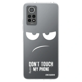 Picasee husă transparentă din silicon pentru Xiaomi Redmi Note 12 Pro 4G - Don't Touch My Phone