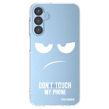 Picasee husă transparentă din silicon pentru Samsung Galaxy A15 A156B 5G - Don't Touch My Phone