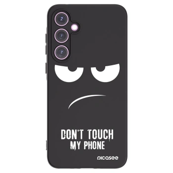 Picasee husă neagră din silicon pentru Samsung Galaxy A35 5G A356B - Don't Touch My Phone