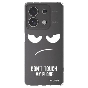 Picasee husă transparentă din silicon pentru Xiaomi Redmi Note 13 4G - Don't Touch My Phone