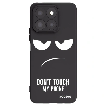 Picasee husă neagră din silicon pentru Honor X8b - Don't Touch My Phone