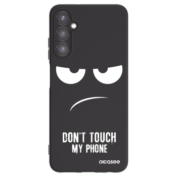 Picasee husă neagră din silicon pentru Samsung Galaxy A05s A057G - Don't Touch My Phone