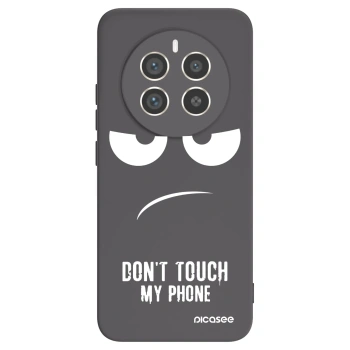 Picasee husă neagră din silicon pentru Realme 12 Pro 5G - Don't Touch My Phone