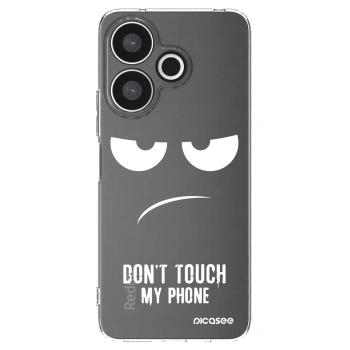 Picasee husă transparentă din silicon pentru Xiaomi Redmi 13 4G - Don't Touch My Phone