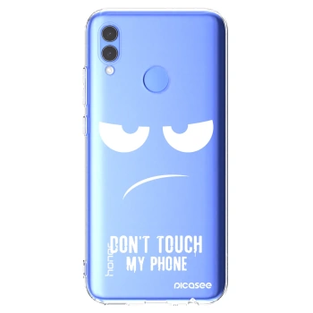 Picasee husă transparentă din silicon pentru Honor 10 Lite - Don't Touch My Phone