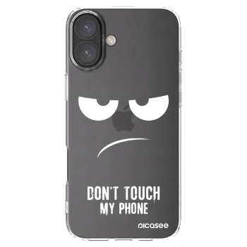 Picasee husă transparentă din silicon pentru Apple iPhone 16 Plus - Don't Touch My Phone