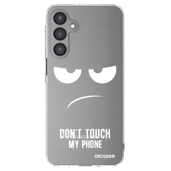 Picasee husă transparentă din silicon pentru Samsung Galaxy A16 5G - Don't Touch My Phone