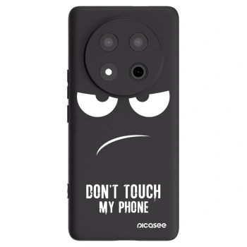 Picasee husă neagră din silicon pentru Honor Magic7 Lite 5G - Don't Touch My Phone