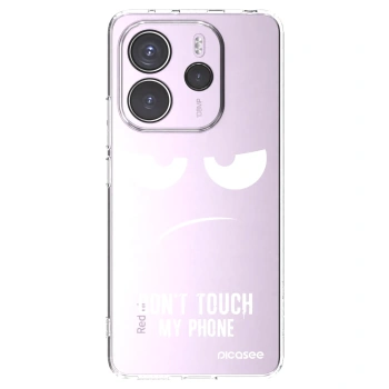 Picasee husă transparentă din silicon pentru Xiaomi Redmi Note 14 4G - Don't Touch My Phone