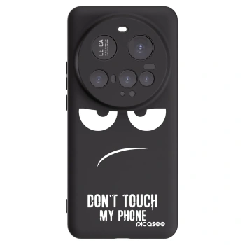 Picasee husă neagră din silicon pentru Xiaomi 15 Ultra - Don't Touch My Phone