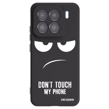 Picasee husă neagră din silicon pentru Xiaomi 15 - Don't Touch My Phone