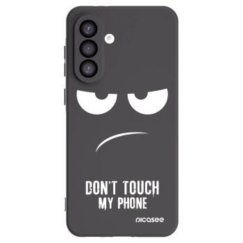 Picasee husă neagră din silicon pentru Samsung Galaxy A26 5G A266B - Don't Touch My Phone